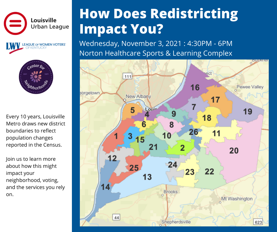 How Does Redistricting Impact You Louisville Urban League