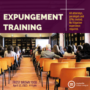 Expungement Training Flyer